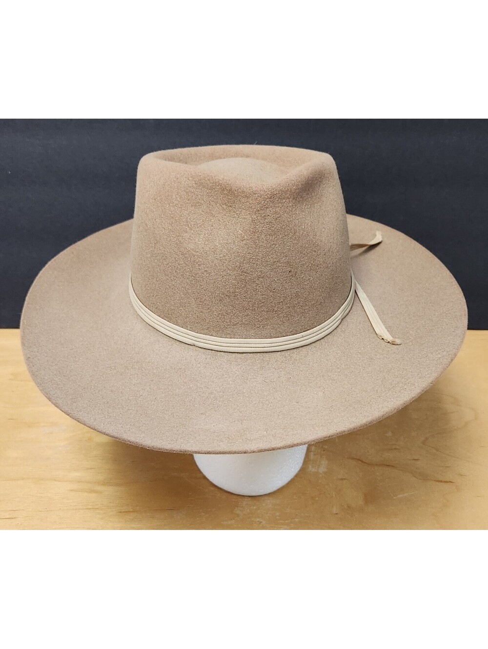 Vintage Akubra Snowy River Hat Santone Fawn Imperial Quality Fur Felt Size 7